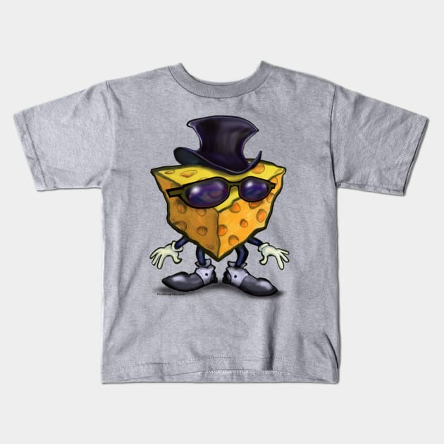 Big Cheese Kids T-Shirt by Kevin Middleton